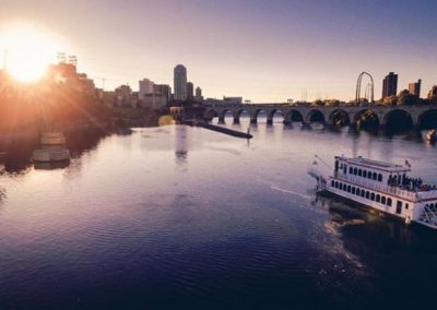 MQ Stone Arch Sunset